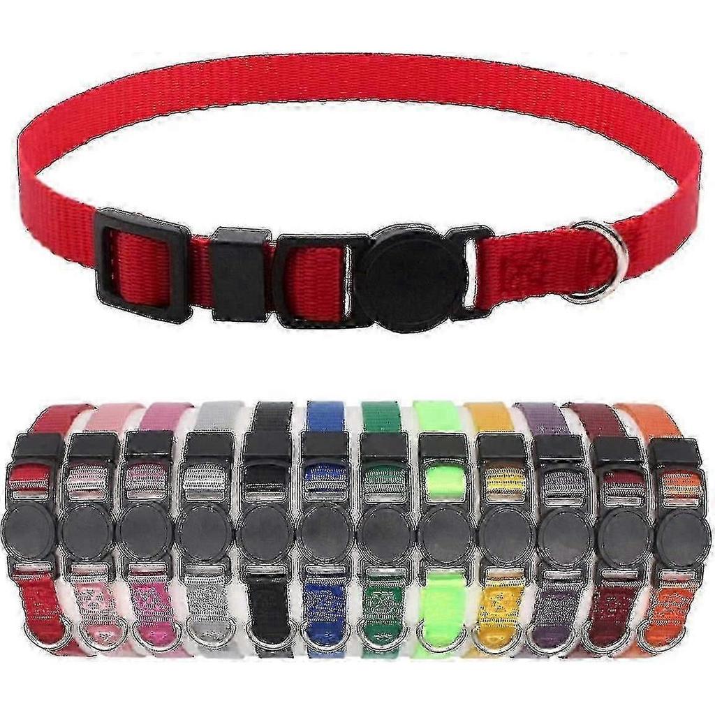 Whelping collars for newborn puppies - 14pcs adjustable nylon ID set Hwy