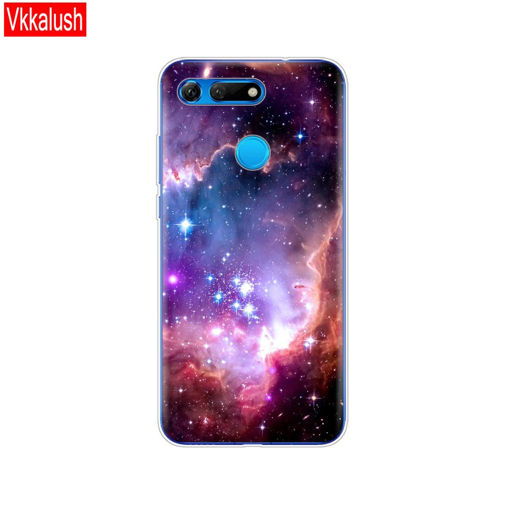 Силиконовый чехол для телефона для Huawei Honor View 20 V20, чехол из ТПУ, мягкий силиконовый чехол для Honor V20, чехол с милым животным узором