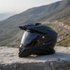 Full Face | Washable Liner, DOT Certified, Adventure Helmet with Peak, for unpaved terrain L B