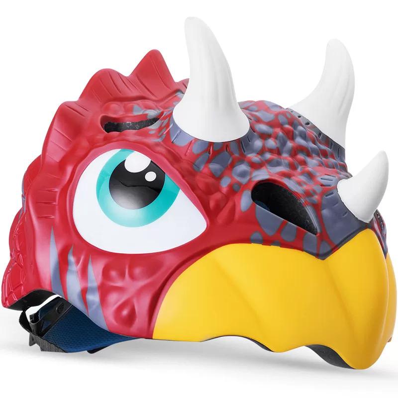 Rock Brothers Children's Cycling Helmet, Cartoon Half Helmet for Boys and Girls, Baby Safety Helmet for Bicycles and Roller Skating