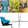 Children's Dining Chair Safety Belt 5 Point Baby Safety Strap Belt Adjustable Baby Seat Security Belt Kid's Chair Accessories