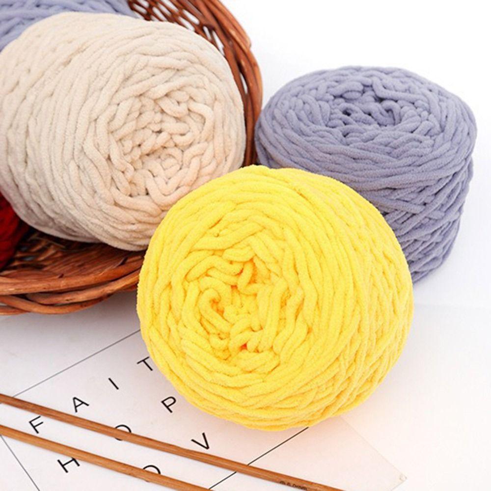 Пряжа для вязания крючком из акрила ручной работы 190 г, цветная тканая нить Ice Strip Line, мягкая шерстяная пряжа для вязания крючком