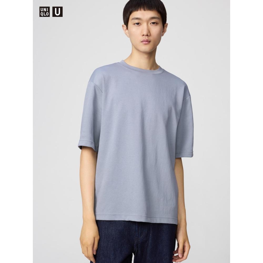 Uniqlo Oversize футболка Airism CoTTon с 5 рукавами