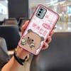 Полностью закрывающий Милый Чехол для телефона для Nokia G22 Мягкий чехол Задняя крышка Мультяшный Защитный чехол для телефона Модный дизайн Силикон ТПУ
