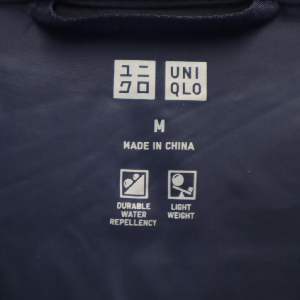 Uniqlo Бесшовный ультралегкий пуховик M Темно-синий Женский Б/У