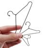 10pcs High Quality Wardrobe Cute Dress Clothes Hanging Metal Doll Accessories Mini Hangers
