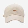 Breathable Women Baseball Hat Dog Embroidered Peaked Cap Fashion Men Sunshade Hat  Outdoor