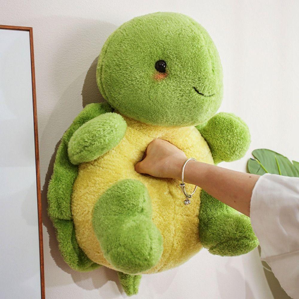 Stuffed Simulated Tortoise Plush Toy Fluffy Animal Sea Turtle Pillow Kids Birthday Christmas