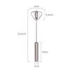 Semi-Automatic Egg Beater Stainless Steel Egg Whisk Manual  Press Type Mixer Self Turning Egg Stirrer Kitchen Egg Tools