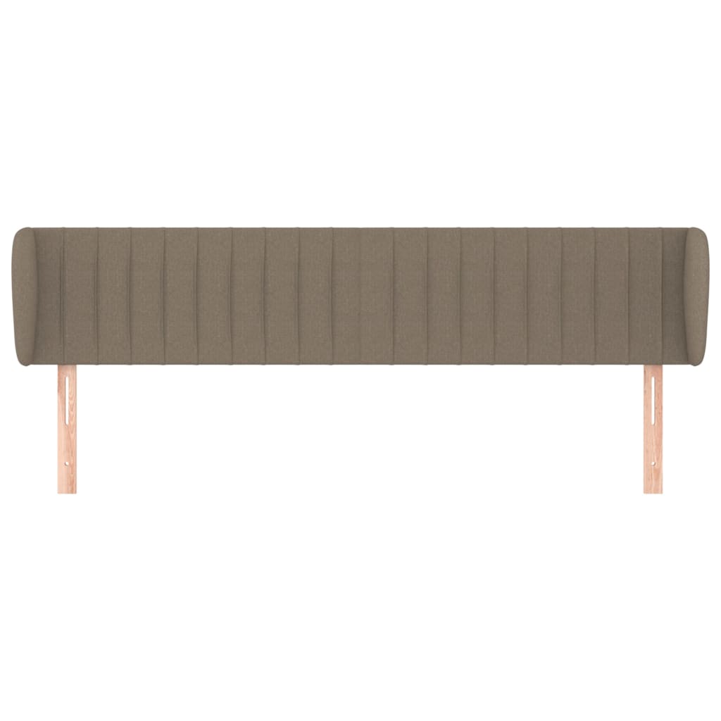 Vidaxl Zagłówek Uszak, Taupe, 163X23X78/88 Cm, Tkanina
