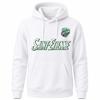 Ensemble Jogging Homme Saint-Étienne – Sweat à capuche + Pantalon noir - Blanc