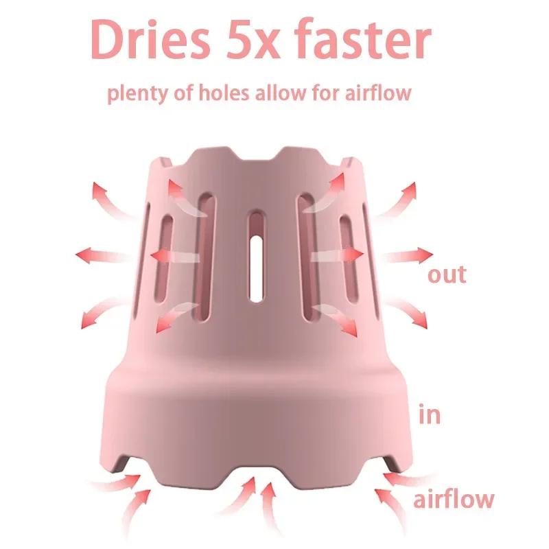 Креативный новый силиконовый подстаканник, силиконовый держатель для стакана, кухонная полка для хранения бокалов, подставка для слива бутылок с водой