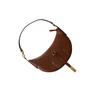 Polo Ralph Lauren Adjustable Strap Leather Tote Shoulder Bag Small Women Bags Dark-Brown 428871248014