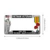 Орнамент-рамка из железа для номерного знака в память о ветеранах