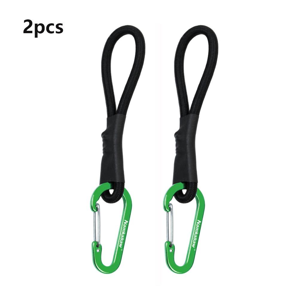 2pcs with Carabiner Elastic Wind Rope Cord Hook Multicolors Outdoor Tool For DIY Accessories