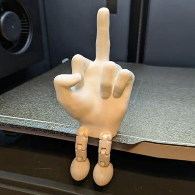 3D-печатные забавные украшения для пальцев и подвижных ног