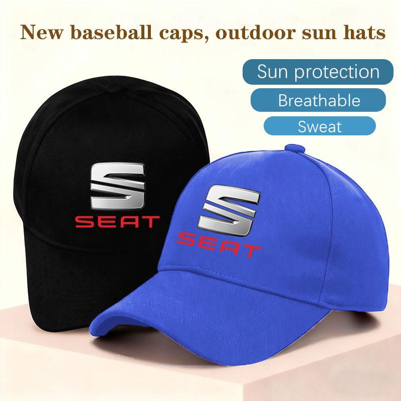 djbf10 Baseball Caps Outdoor Sun Fishing Hats Shade Caps Racing Car Cap For Seat Leon 5f Ibiza 6l 6j Leon 1p Cushion Altea Accessories