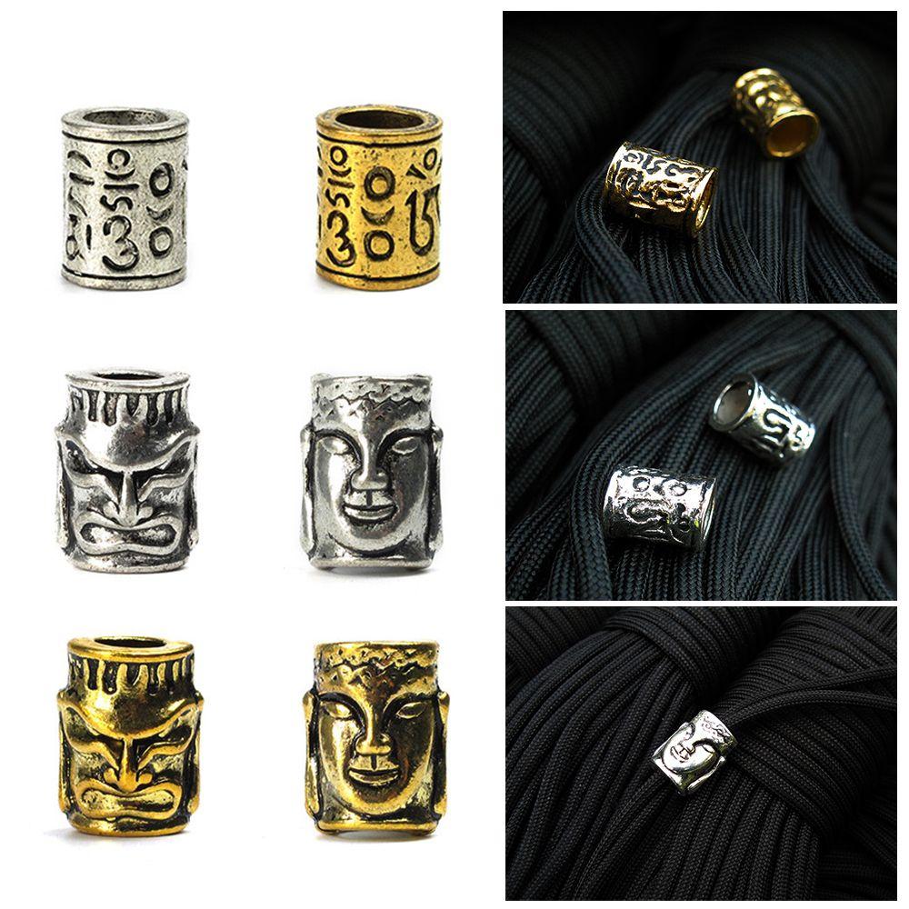 Пряжка Металлические подвески Череп Паракорд Браслет Аксессуары Бусины Паракорд Нож Ремешки Украшения