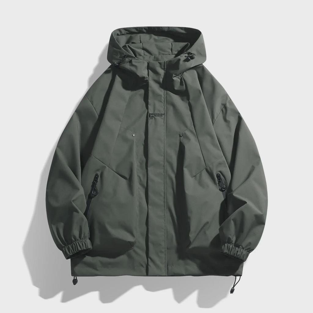 Мужская модная рабочая куртка 2024 года — стильная одежда для альпинизма на весну и осень