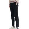 Fila Модные Универсальные Мягкие Приятные к коже Вязаные Спортивные Штаны Женские брюки Черный F11W443605A-BK