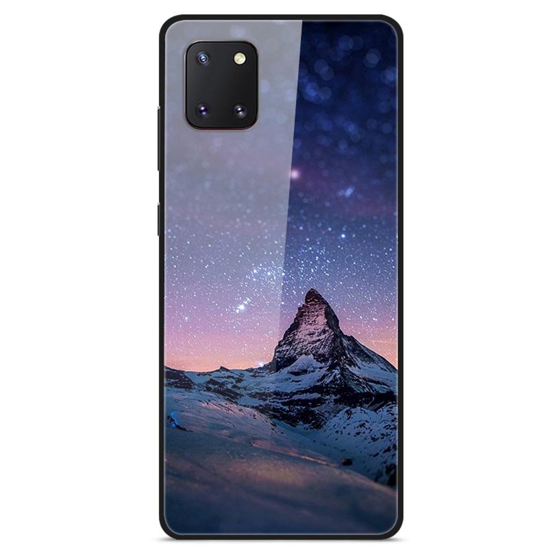 Для чехла Samsung Note 10 Lite Чехол Закаленное Стекло Планета Космос Чехол для Samsung Galaxy Note10 Lite Чехол S10 Lite Стеклянный Чехол