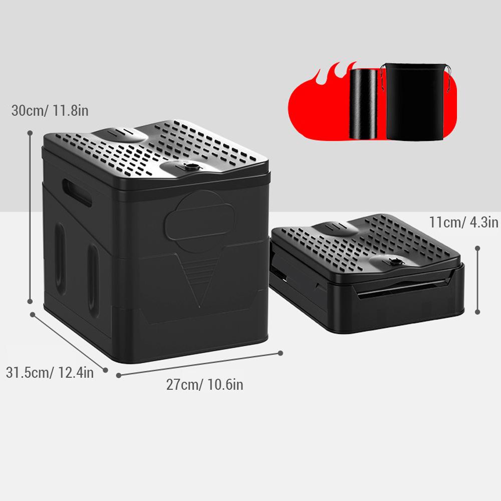 Портативный складной туалет, горшок для кемпинга на открытом воздухе с крышкой для кемпинга, пешего туризма, путешествий