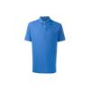 Polo Ss22 Solid Color Logo Embroidered Straight Cut Short Sleeve Polo Shirt Men Tops Blue 710680784-134