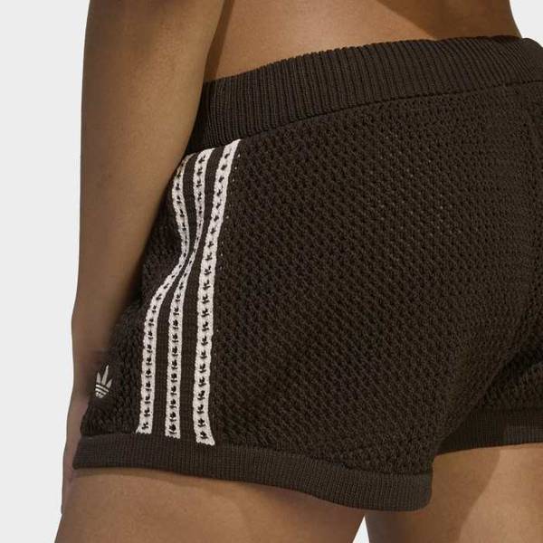 Adidas Women Knit Crochet Shorts Ke0197