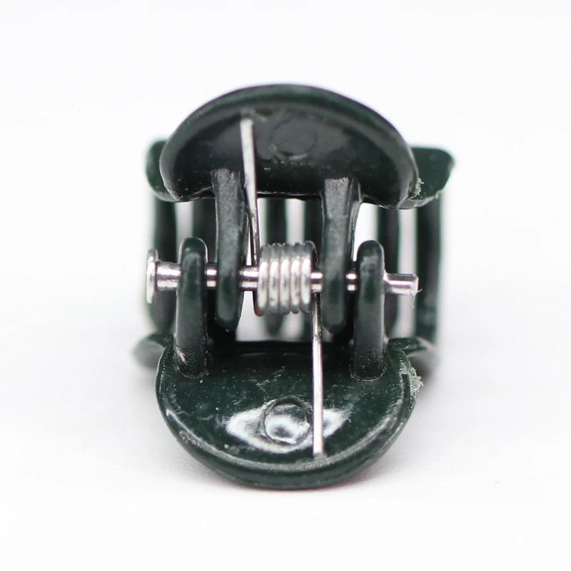 100PCS 6-Claw Plant Clips Climbing Vine Stem Clasp Tied Dark Green Orchid Flowers Support Clamp Bundle Branch Garden Tools