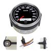 Спидометр 85 мм 0-220 км/ч 2-в-1 Стрелочный ЖК-дисплей 12 В 24 В для автомобиля грузовика лодки