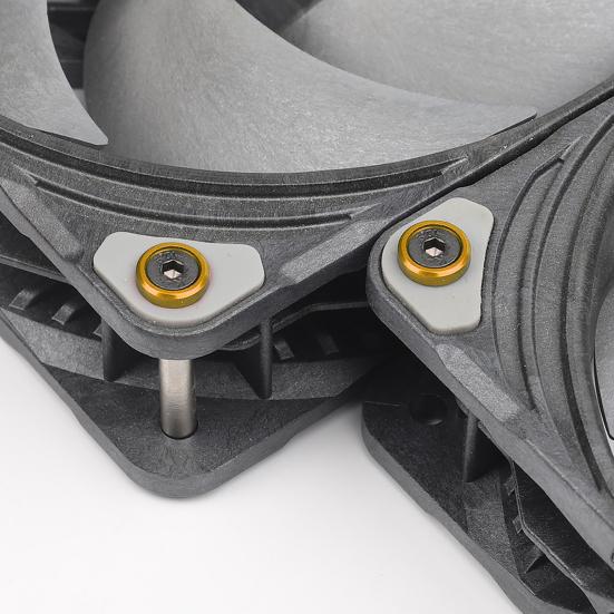 4 шт. Винты для крепления вентилятора корпуса компьютера Винты для вентилятора Металлические длинные для крепления радиатора охлаждения ПК