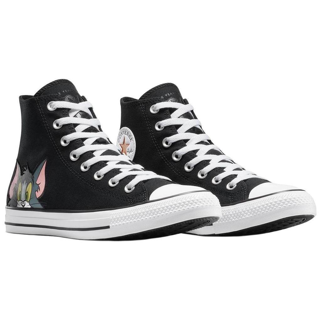 Tom & Jerry x Converse Chuck Taylor All Star High Черные Мужские Кроссовки Мульти Белые A15113C