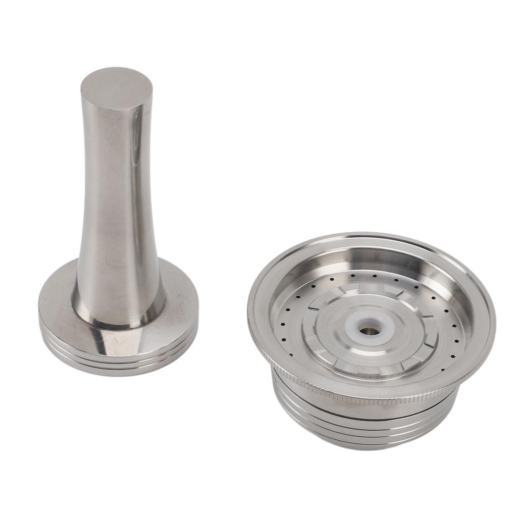 Кофейная капсула из нержавеющей стали, многоразовая, 230 мл, кофейная капсула с наклейками-кисточками Amper