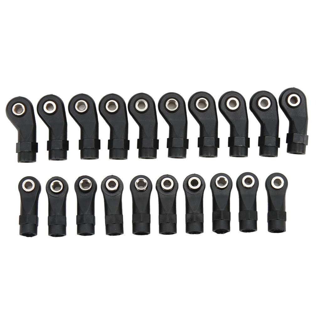 20 шт. пластиковых наконечников тяги M4 с шаровым шарниром для гусеничного автомобиля Traxxas 1/10 RC
