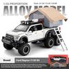 LLC3 1:24 Ford Raptor F150 Camping RV Off Road Pickup Truck Alloy Metal Diecast Model Car Sound & Light Toys Gifts For Kids C336