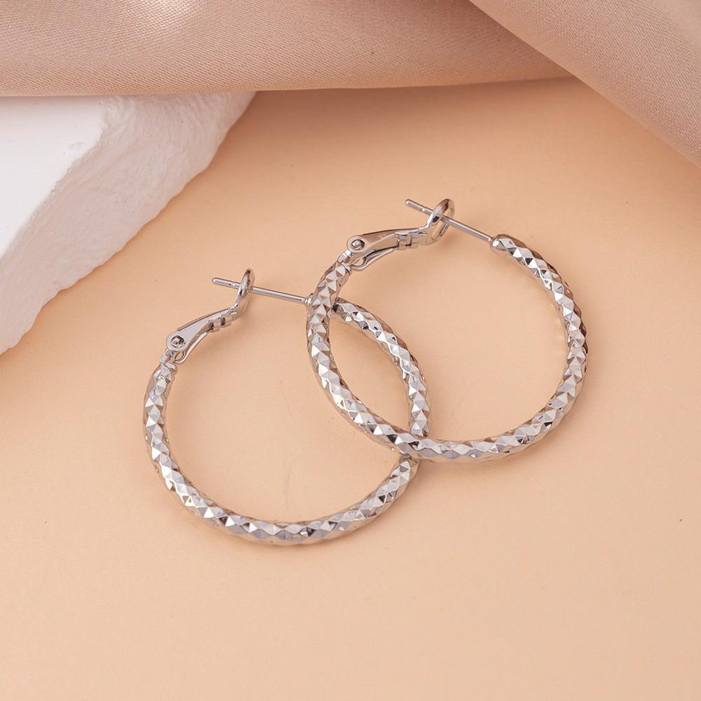 Квадратные серьги-кольца из серебра 925 пробы и серьги-кольца большого размера: Нишевый дизайн, Легкая роскошь, Высококлассные ювелирные изделия