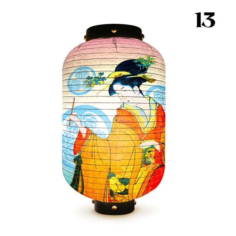 Уличный водонепроницаемый фонарь в японском стиле Ukiyo-e Bistro Ramen Restaurant Izakaya Sign Festival Party Wedding Decor Background