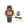 Seiko 5 Часов-Коллаборация Demon Slayer из Нержавеющей Стали Зеницу Агацума Механические Часы IP Версия Механический Механизм Кожаный Ремешок SRPJ24K1