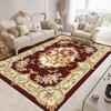 European Style Pastoral Carpet for Living Room Large Area Luxury Rug Non Slip Bedroom Decoration Rug Washable Coffee Table Mat