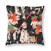 Аниме Быть Героем Икс Наволочка для квадратной подушки Чехол для подушки Декор для подушки Комфортная декоративная подушка для дома, дивана