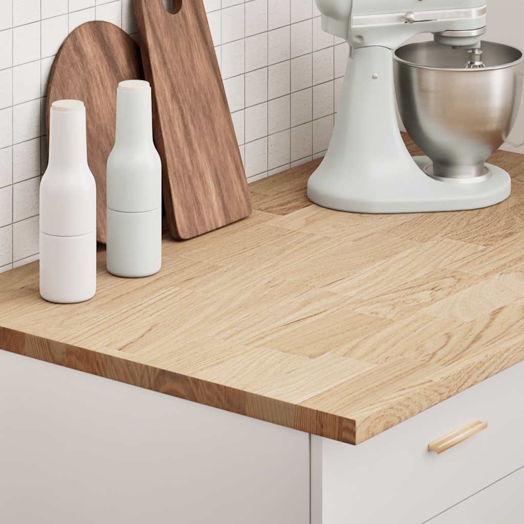 Kitchen Worktop 100 x 63.5 x 2.7 cm Solid Oak Rectangular