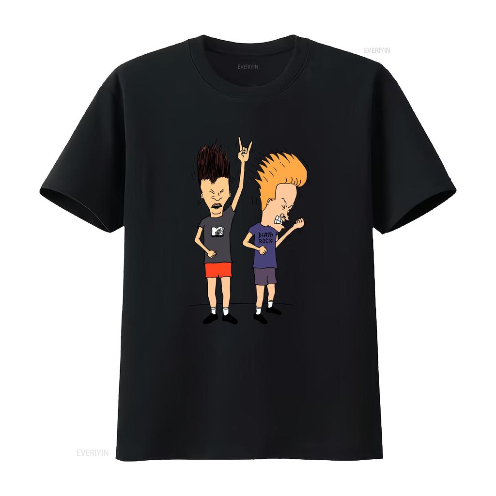 Vintage 90s Cartoon Death Rock Music Cool Print Casual Streetwear T Shirt vintage Washed streetwear Soft Breathable Slightly