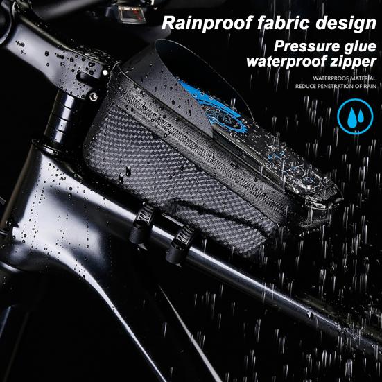 Велосипедная сумка для телефона из жесткого материала EVA, водонепроницаемый сенсорный экран, легкий велосипедный дорожный горный велосипед, верхняя трубка, передняя рамка, чехол для мобильного телефона