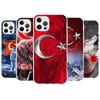Чехол для телефона с турецким флагом Турции для Apple iPhone 11 12 13 15 14 Pro 7 XR X XS Max 8 Plus + Mini SE, мягкий чехол с индивидуальным принтом