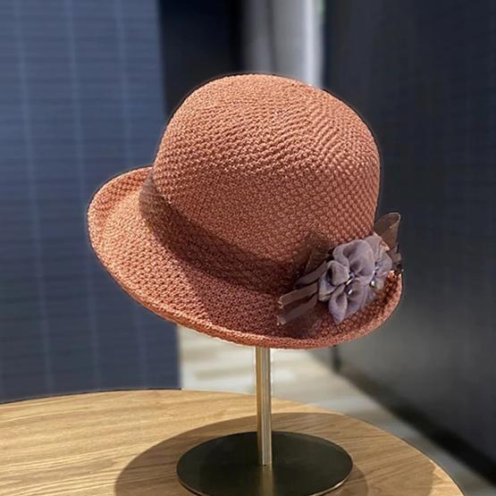 WTEMPO Модные цветочные шляпы-цилиндры для женщин, летние солнцезащитные шляпы с закругленными полями для улицы, сетчатые шляпы-ведра в стиле пэчворк