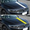 1 шт. Высококачественные наклейки на капот автомобиля, персонализированные полосатые наклейки, наклейки для модификации кузова автомобиля, декоративная защитная пленка