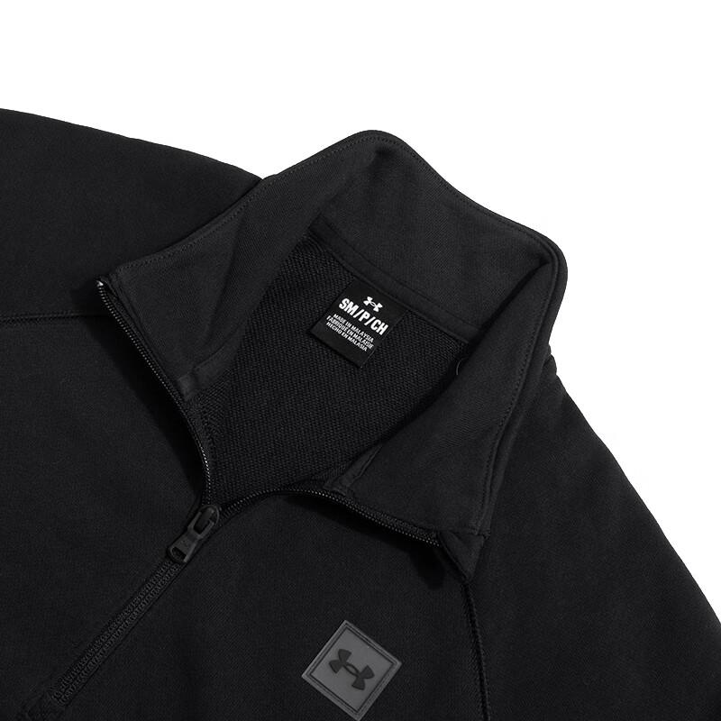 Under Armour Solid Color 1/2 Zip Training Hoodie Women Hoodies Black 1379882-001