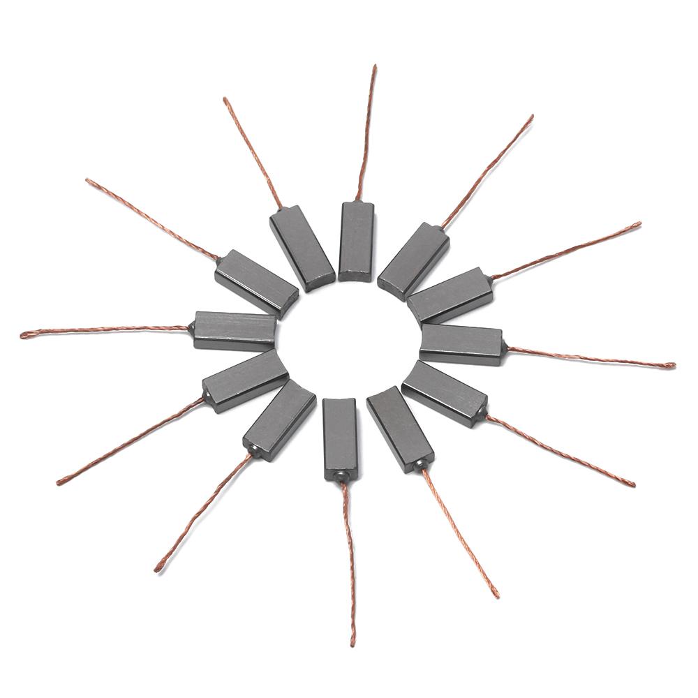 sale 4.5 x 6.5 x 20mm Generic Brush Replacement Electric Motor Carbon Brushes Wire Leads Generator