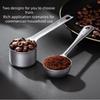 Pure Titanium Measuring Spoon : Coffee Beans/Powder, Milk/Fruit Powder – Baking, Milk Tea Shop Use, Scoop for Baristas, Bakers, Home Cooks KFS-006