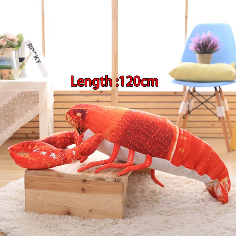 TreasuringU 3 Size Cute Lobster Plush Toy Colorful Lobster Stuffed Doll Spiny Lobster Plushie Sofa Decor Birthday Gifts